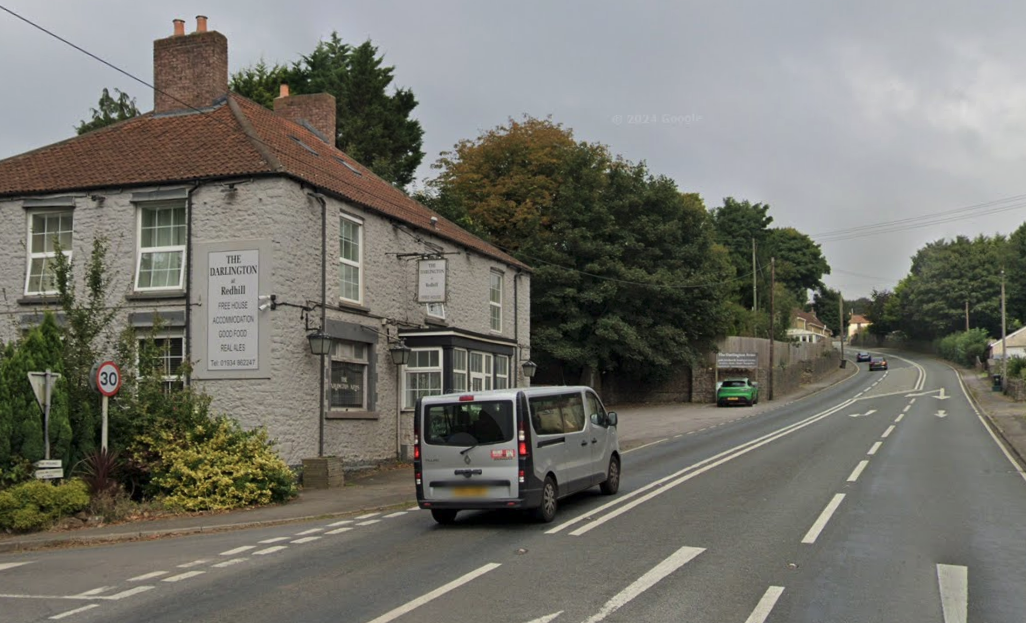 Go past the Darlington Arms